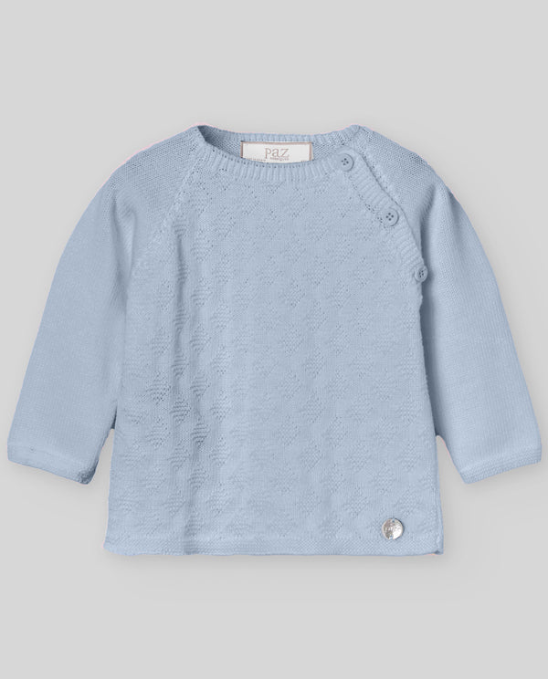 Set Neonato in Maglia – Maglione, Leggings, Cappellino e Copertina