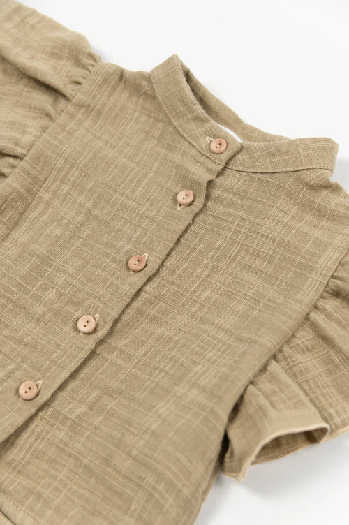 Camicia bimba Lino Look