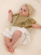 Camicia bimba Lino Look