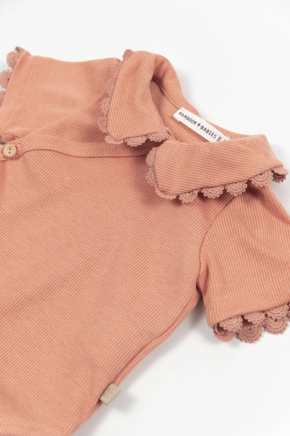 Body con colletto Embroidery
