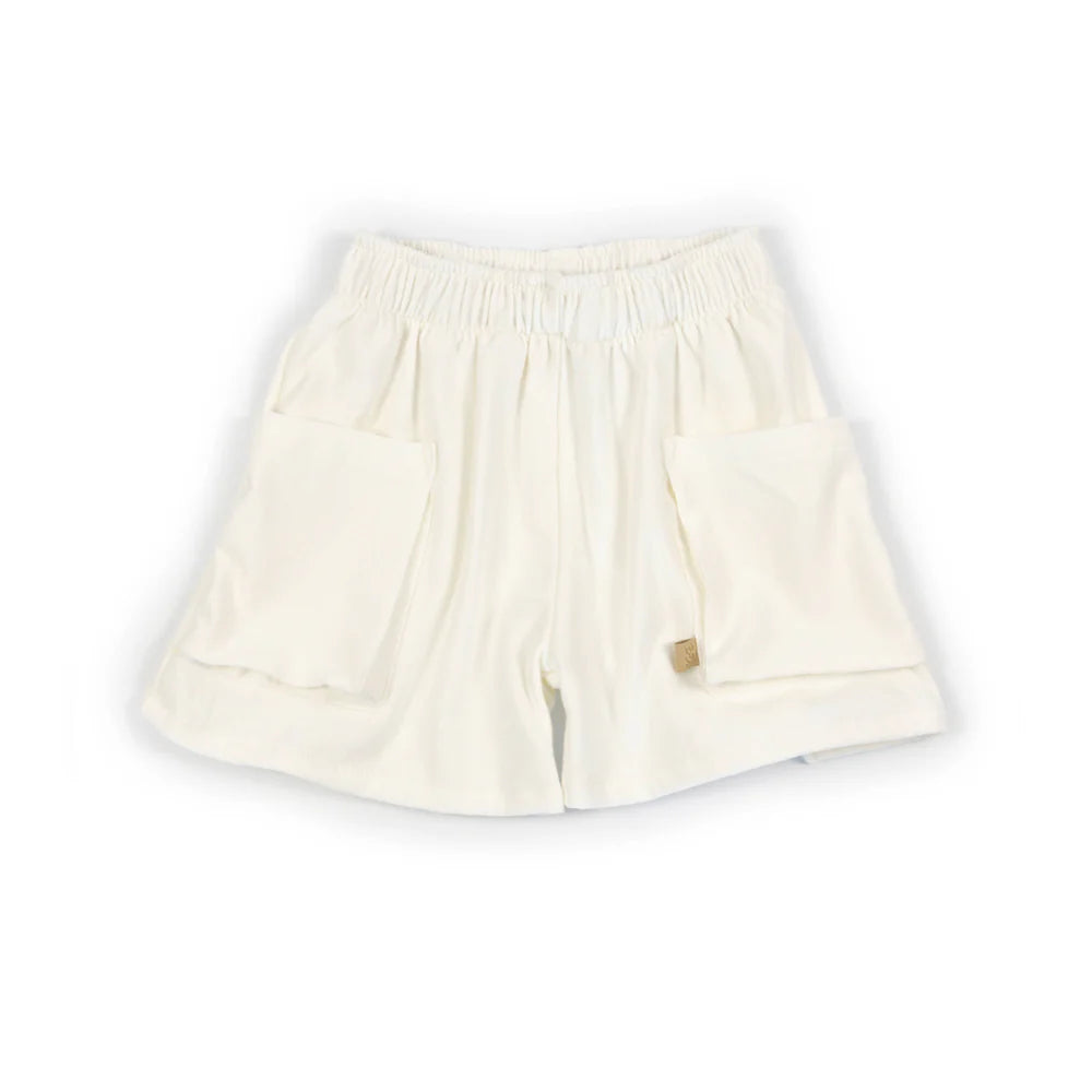 Short bimba con tasche
