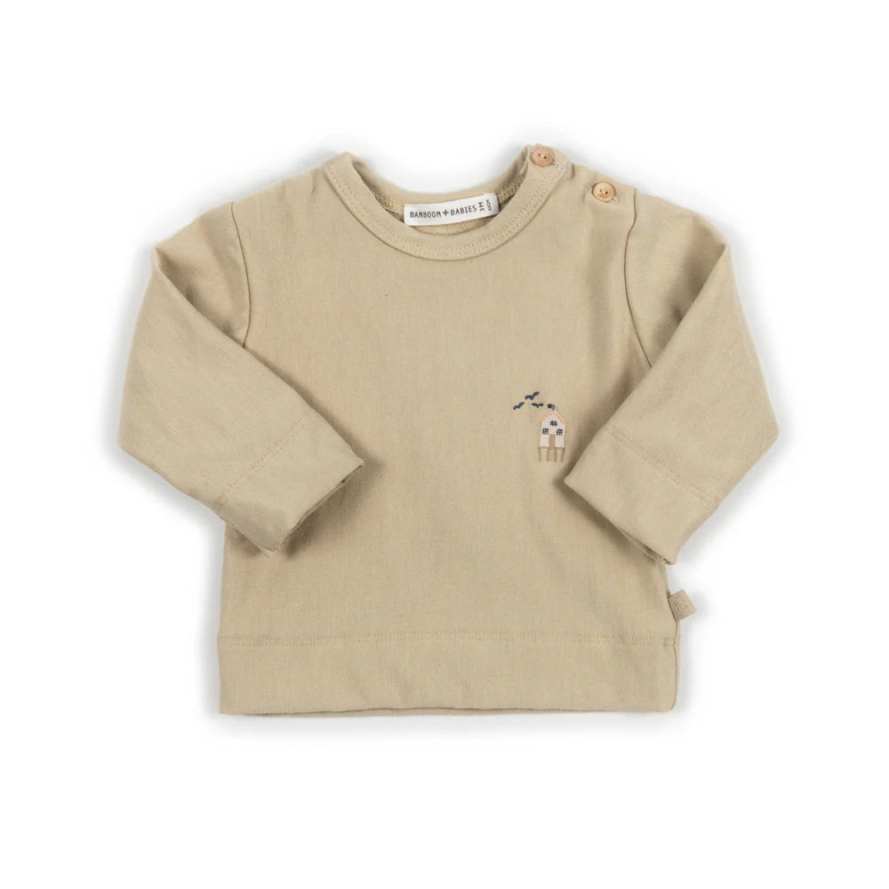 Maglia con ricamo Surf house