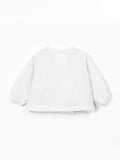 Blusa con apertura incrociata
