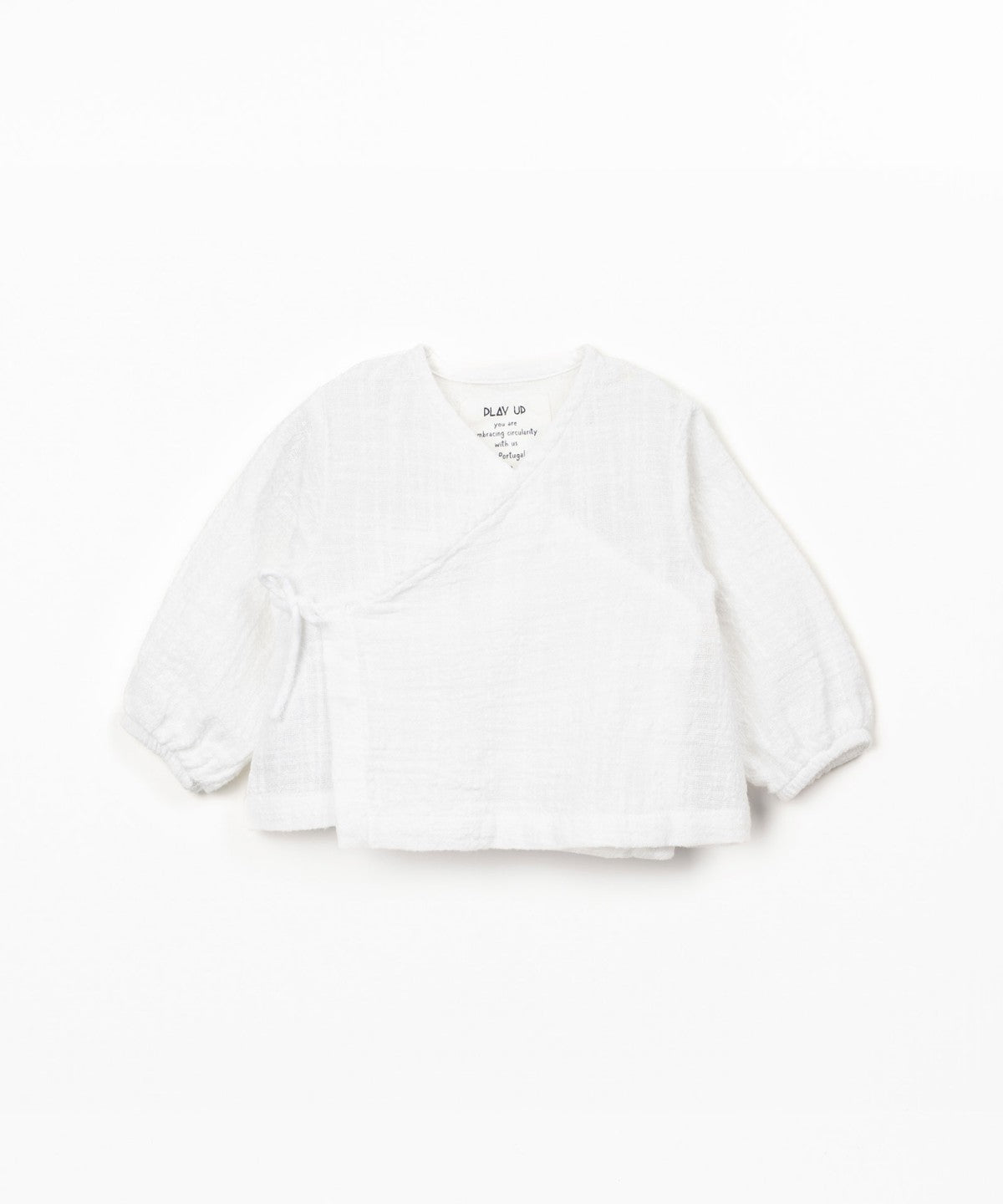 Blusa con apertura incrociata