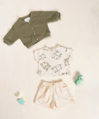 Cardigan con apertura