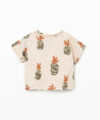 T-shirt con stampa di ananas
