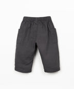 Pantaloni in tessuto con fibre naturali
