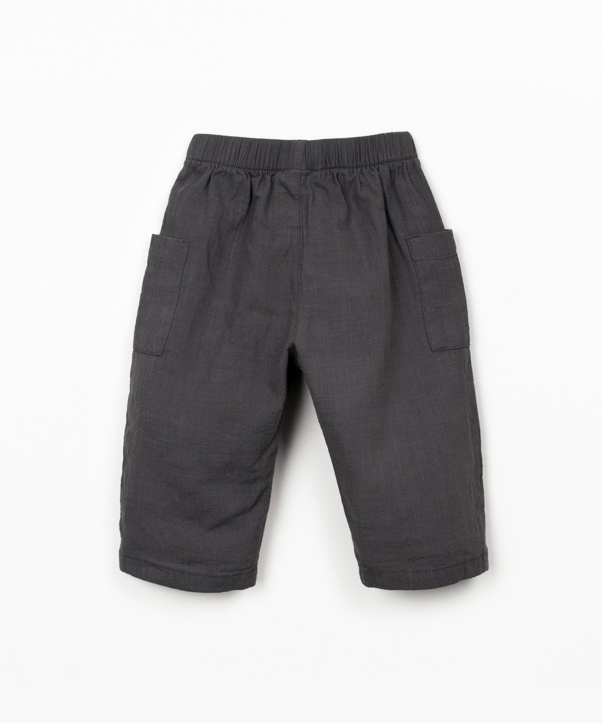 Pantaloni in tessuto con fibre naturali