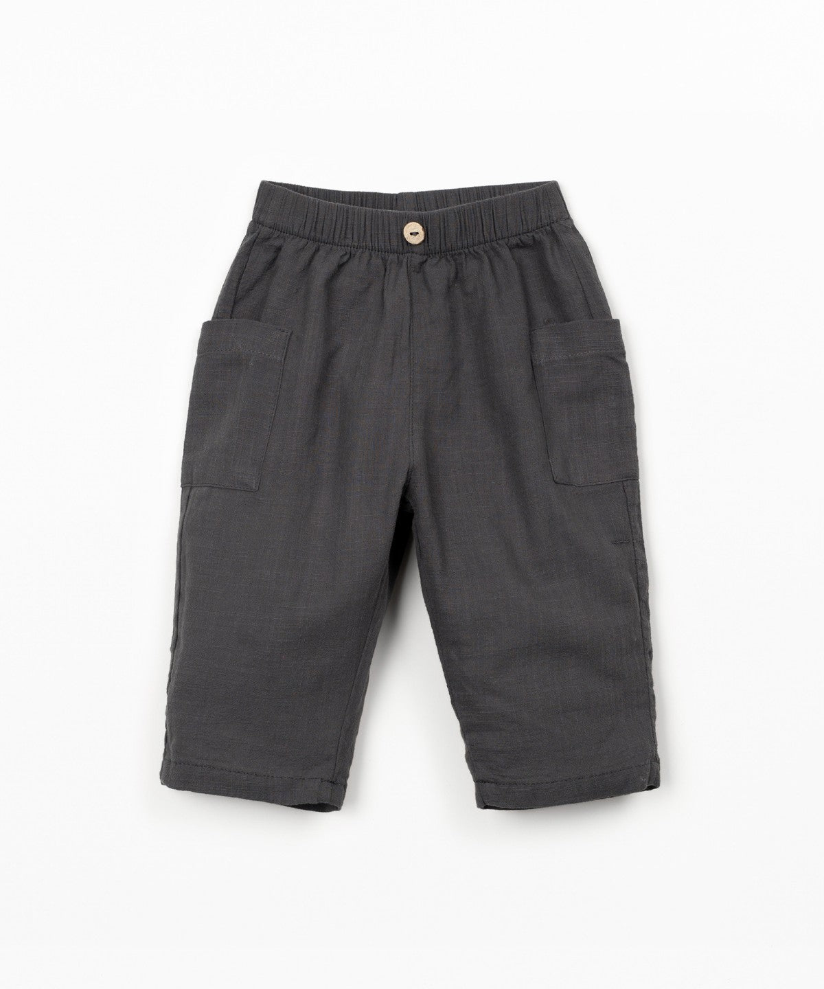 Pantaloni in tessuto con fibre naturali