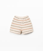 Pantaloncini in maglia con stampa a righe