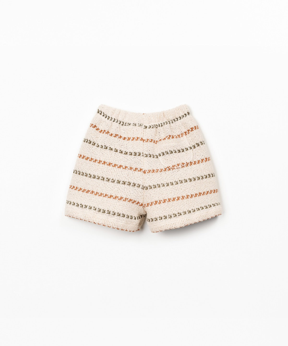 Pantaloncini in maglia con stampa a righe