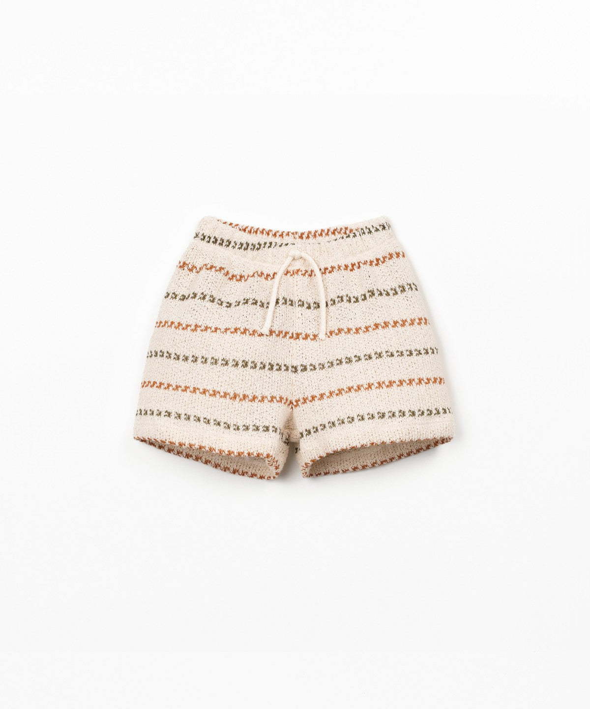 Pantaloncini in maglia con stampa a righe