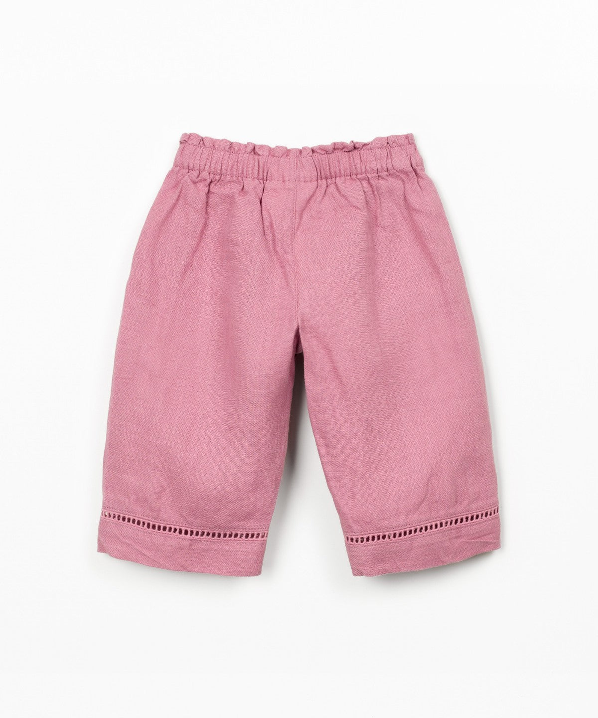 Pantaloni in tessuto di lino
