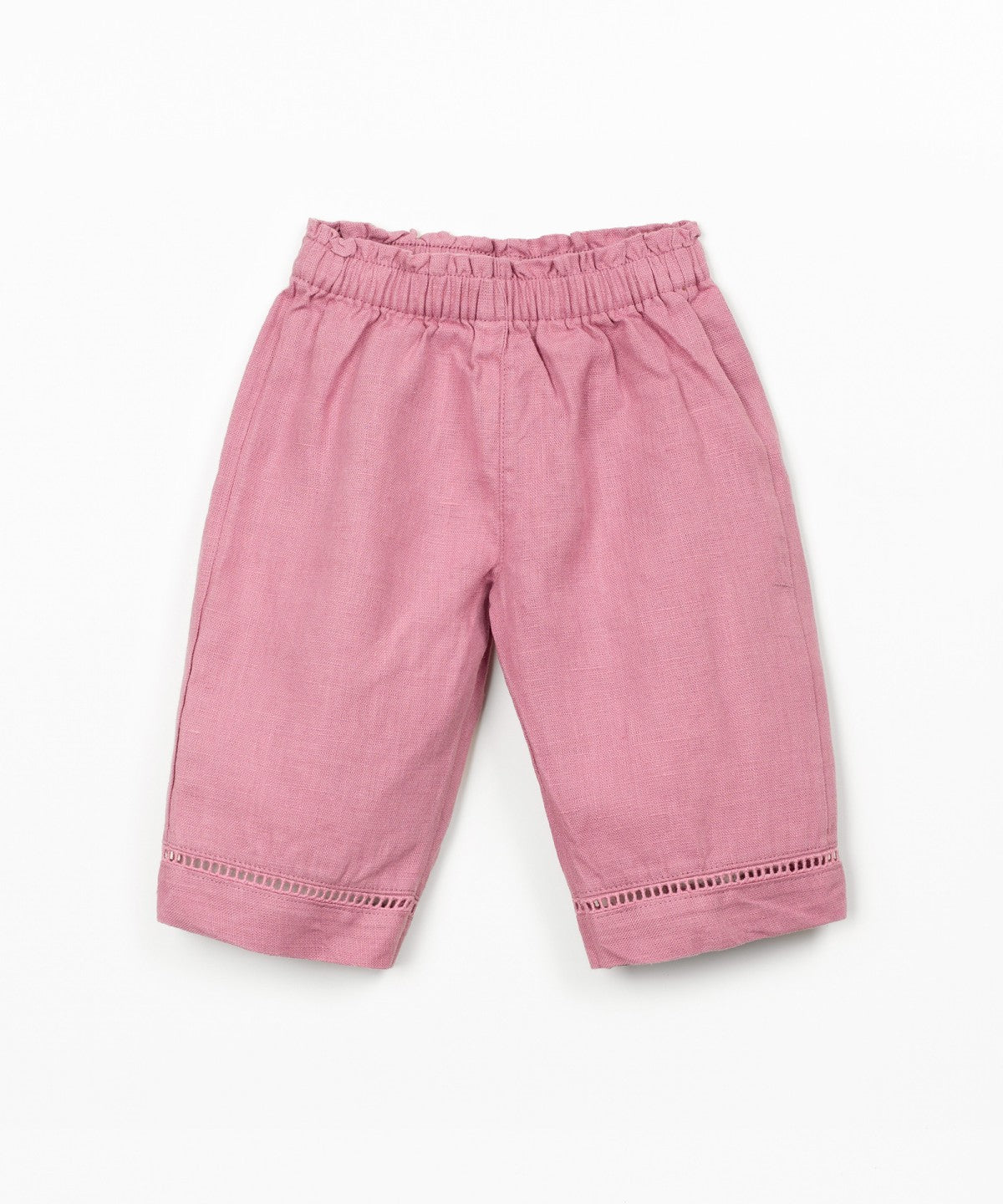 Pantaloni in tessuto di lino