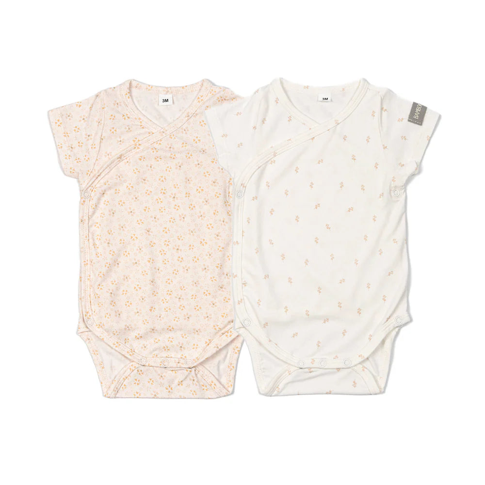 Confezione Body maniche corte Print- 2pc - FLOWERS MIX