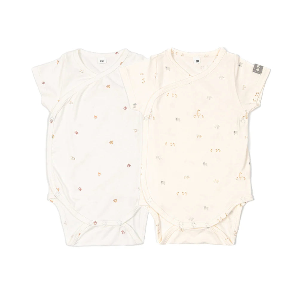 Confezione Body maniche corte Print- 2pc