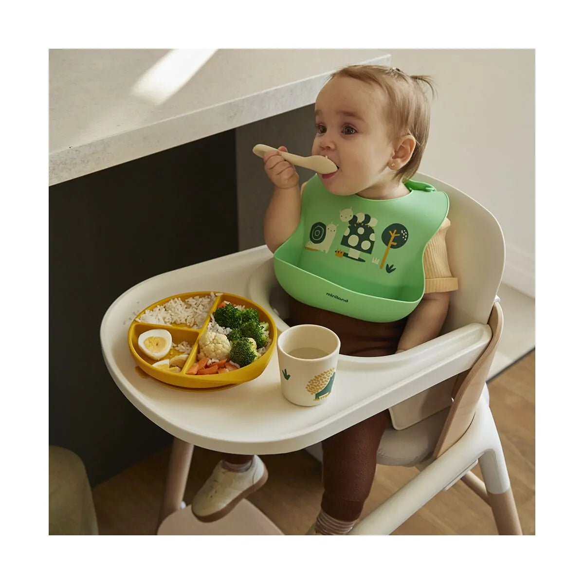 Set pappa in silicone Forest