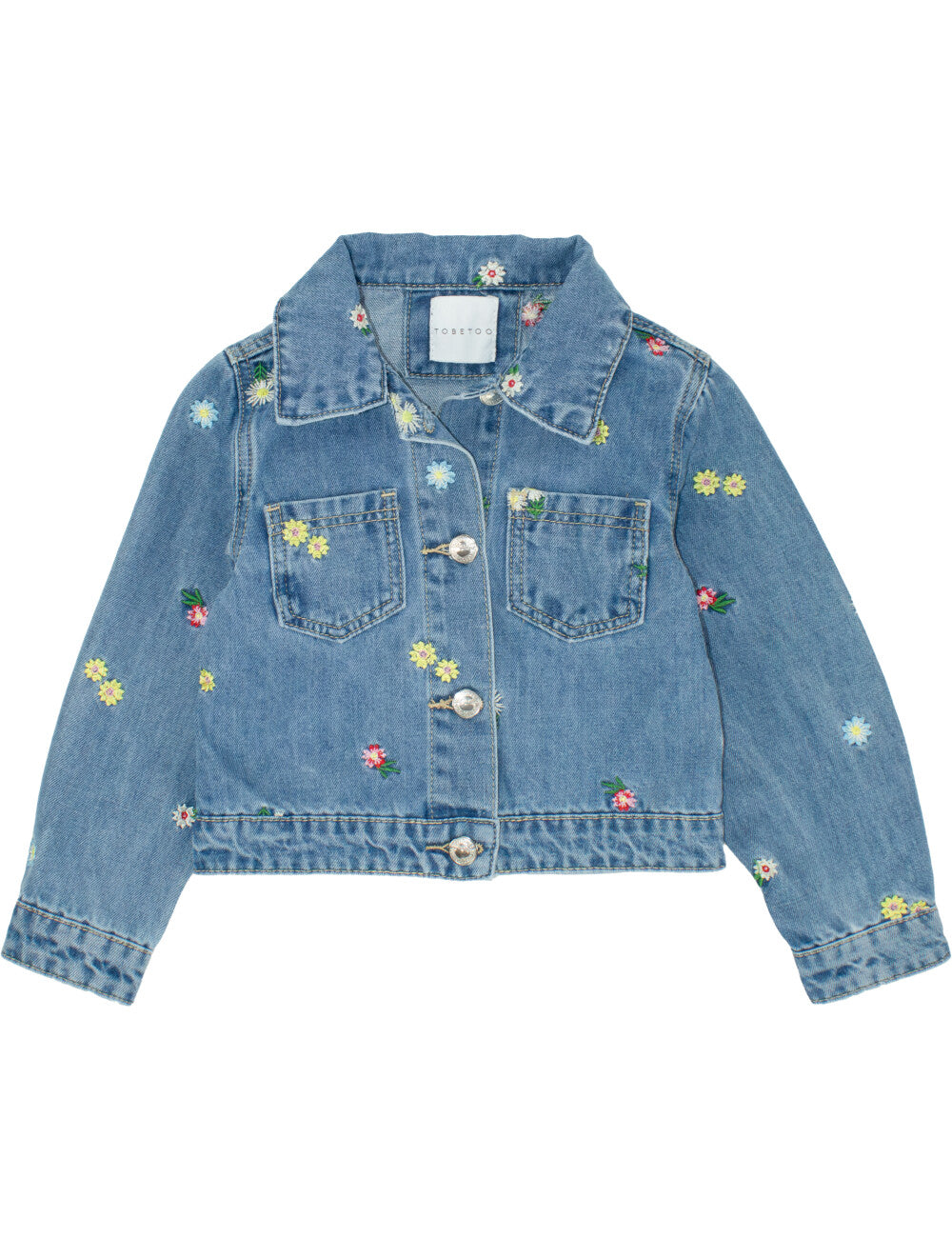 Giubbino jeans bambina