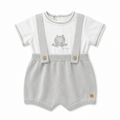 Salopette e T-shirt Frog