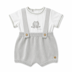 Salopette e T-shirt Frog