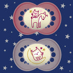 Original Night succhietto, 6+ mesi, set da 2 -MAM