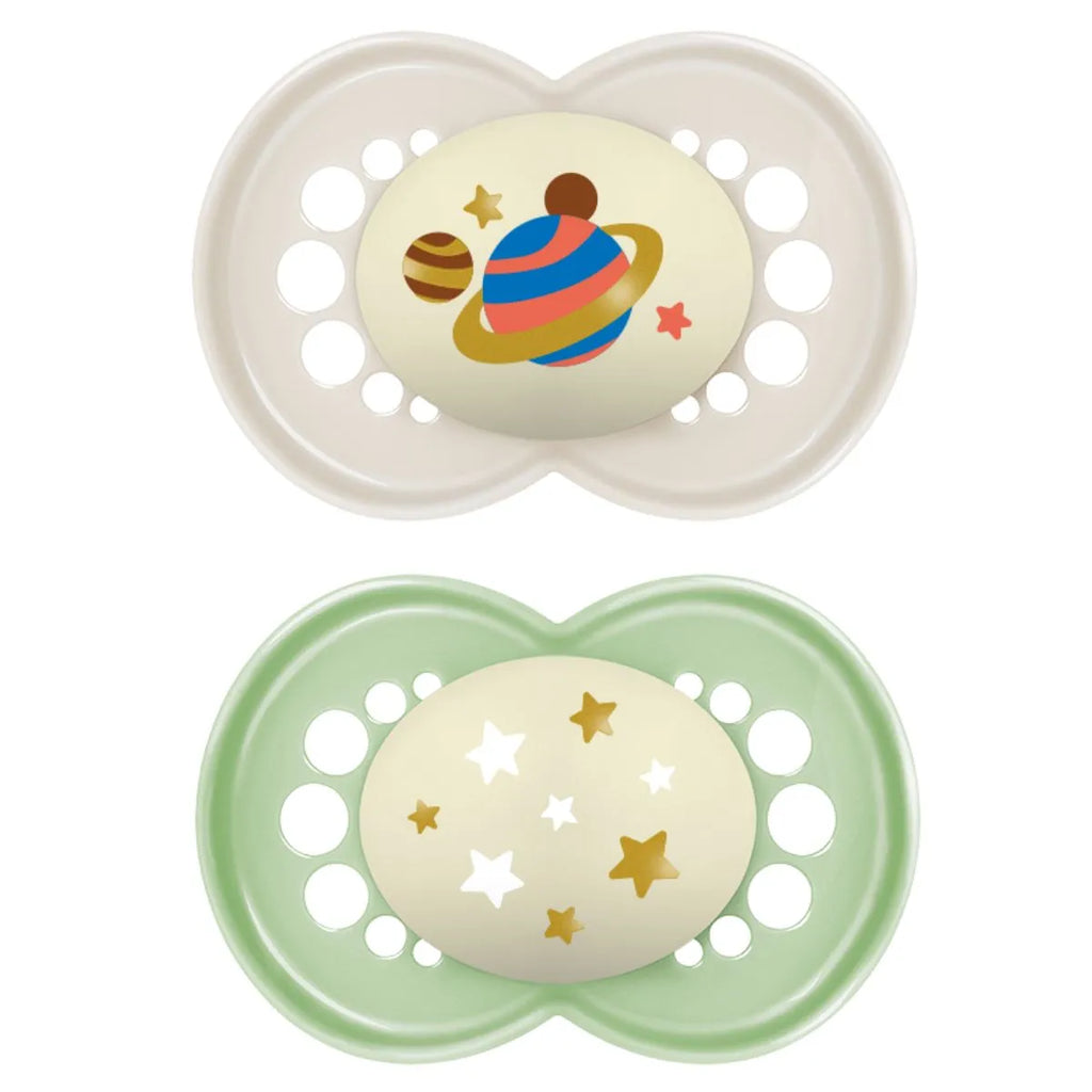 MAM Original Night succhietto, 16+ mesi, set da 2 -MAM