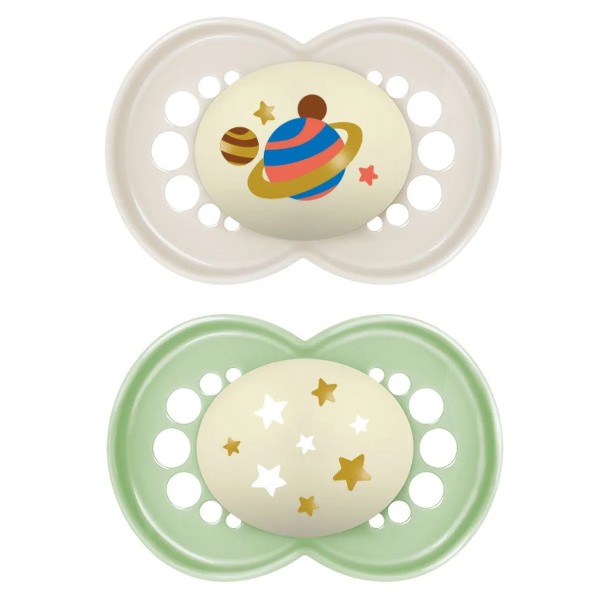 MAM Original Night succhietto, 16+ mesi, set da 2 -MAM