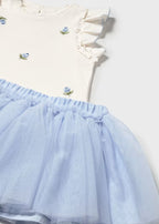 Completo gonna tulle e maglietta con volant