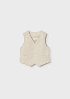 Gilet elegante in lino