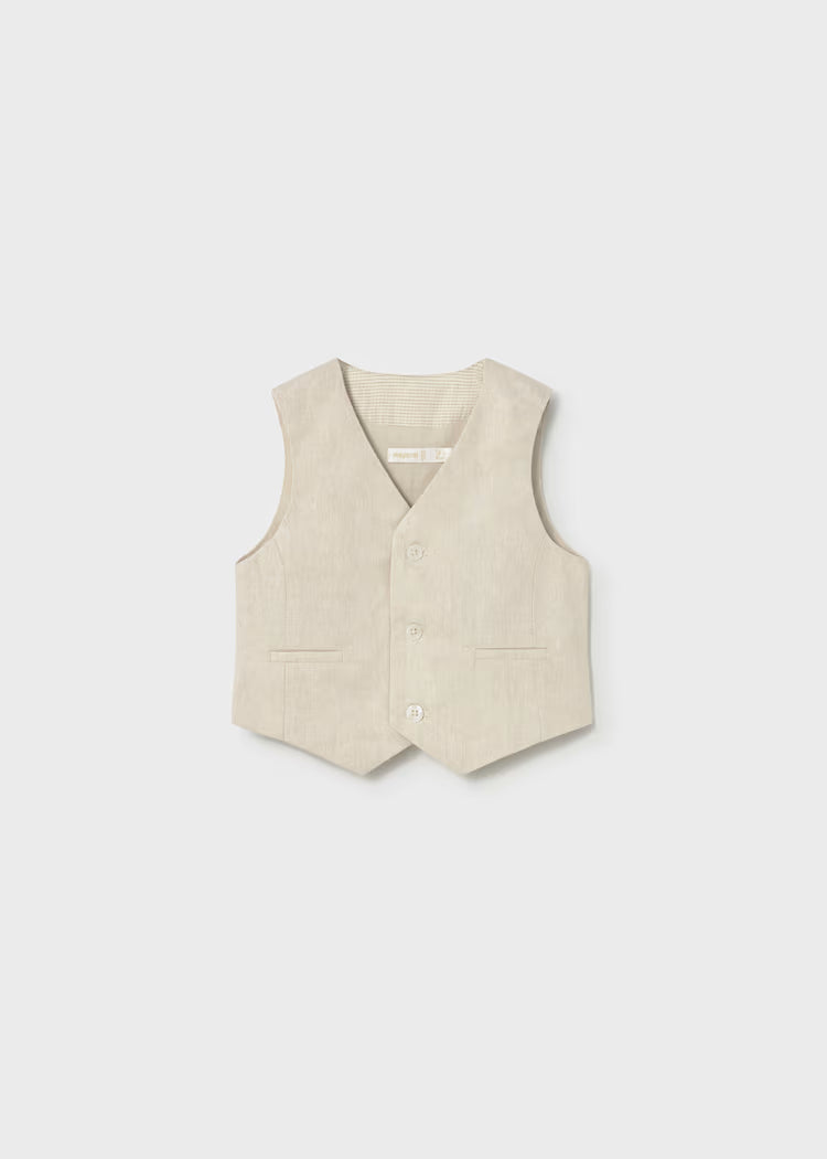 Gilet elegante in lino