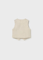 Gilet elegante in lino