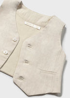 Gilet elegante in lino