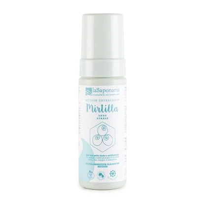 Mousse detergente viso Mirtilla