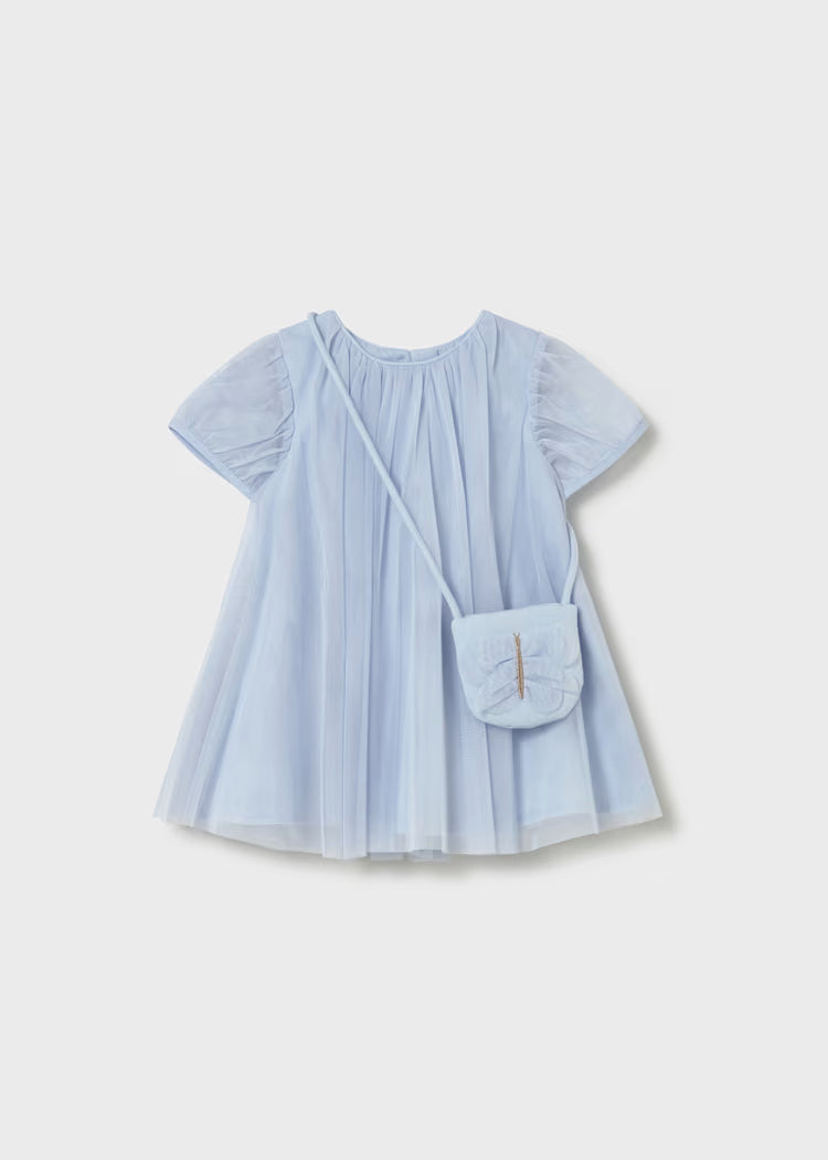 Vestito tulle con borsetta
