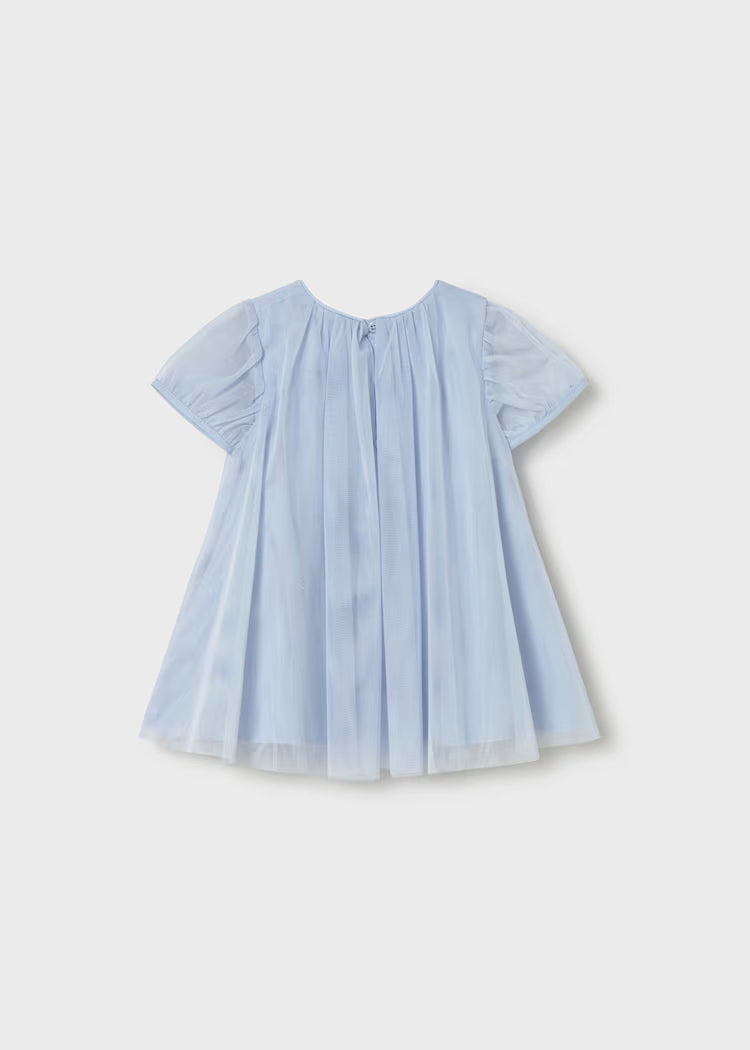 Vestito tulle con borsetta